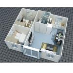 EPS Panel Foldable Expandable Prefab House Portable Homes