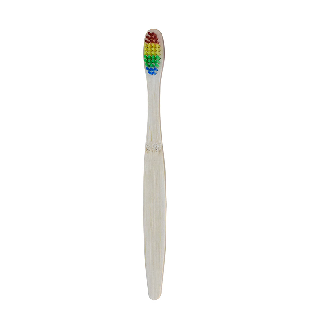 Customized Wholesale Natural Eco Biodegradable Colorful Soft Hotel Bamboo Toothbrush With Packaging