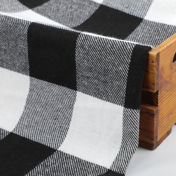 Shaoxing Textile Material Brushed Pure Polyester Yarn Dyed 12N*12N Fabric Blackout Feature for Fashion Clothes