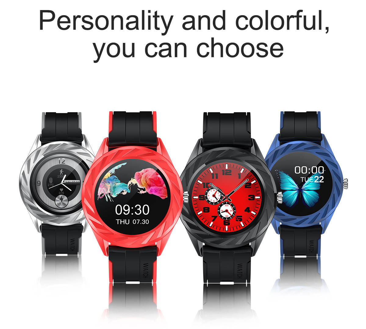 Men Smartwatch Bluetooth Call Heart Rate Monitoring Step Distance Fitness Tracker