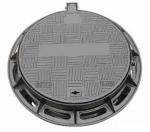 500mm 600mm Manhole Cover , 5T Galvanised Steel Manhole Cover