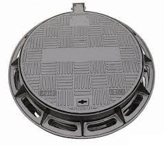 China 500mm 600mm Manhole Cover , 5T Galvanised Steel Manhole Cover wholesale