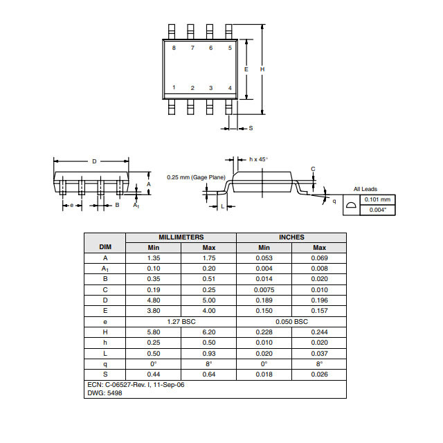 SI4840BDY-T1-GE3 SMD SMT MOSFET Transistor IC Chip 9 MOhms