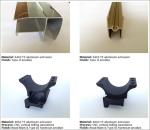 UGA Anodised Aluminium Alloy Profile Extrusions Black Oxide