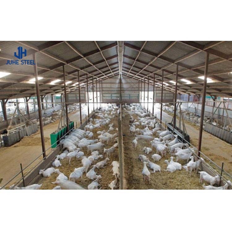 Purlin C/Z Galvanized Steel Q235 Prefabricated Modular Steel Structure Cow House Shed