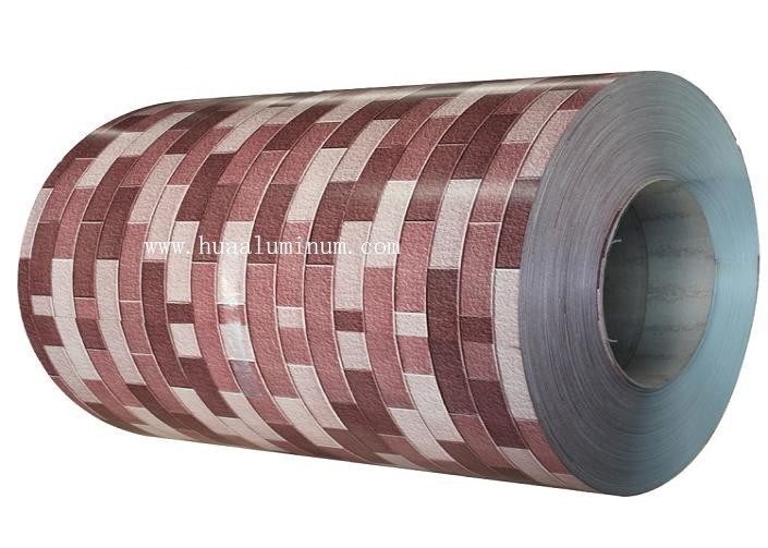 Stone Finishing 8.0mm Thickness 3003 Coated Aluminium Coil ASTM Standard