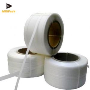China Strong Tension 690kg 600m Woven Polyester Strapping wholesale