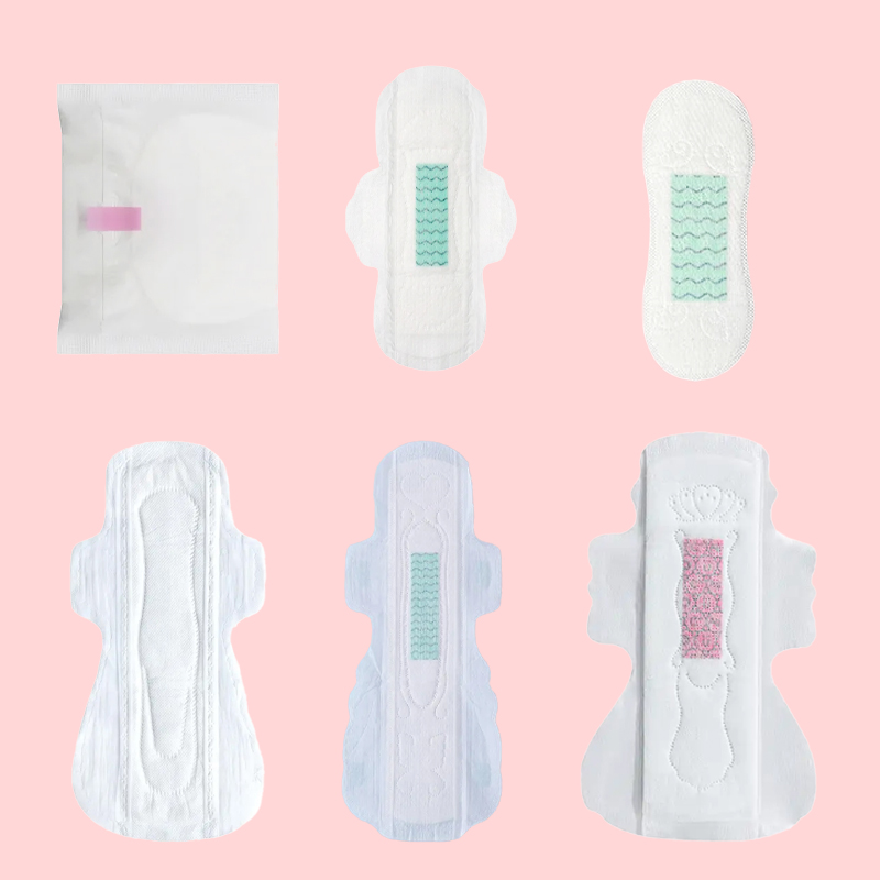 SnuGrace Soft Cotton Deodorizing Negative Ion Bamboo Charcoal Sanitary Napkin for Women