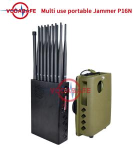China CDMA 16 Bands 12000mAh 25m Cell Phone Signal Disruptor wholesale