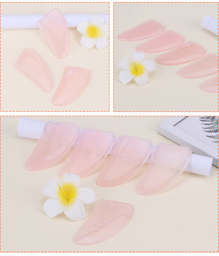 Rose Quartz Crystal Facial Roller Customized Face Eye Roller 10g