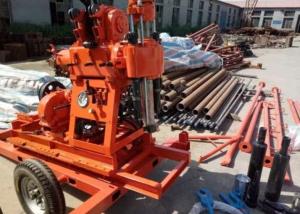 China Diesel Engine Powered Geological Drill Rig Engineering Survey 200 Meters wholesale