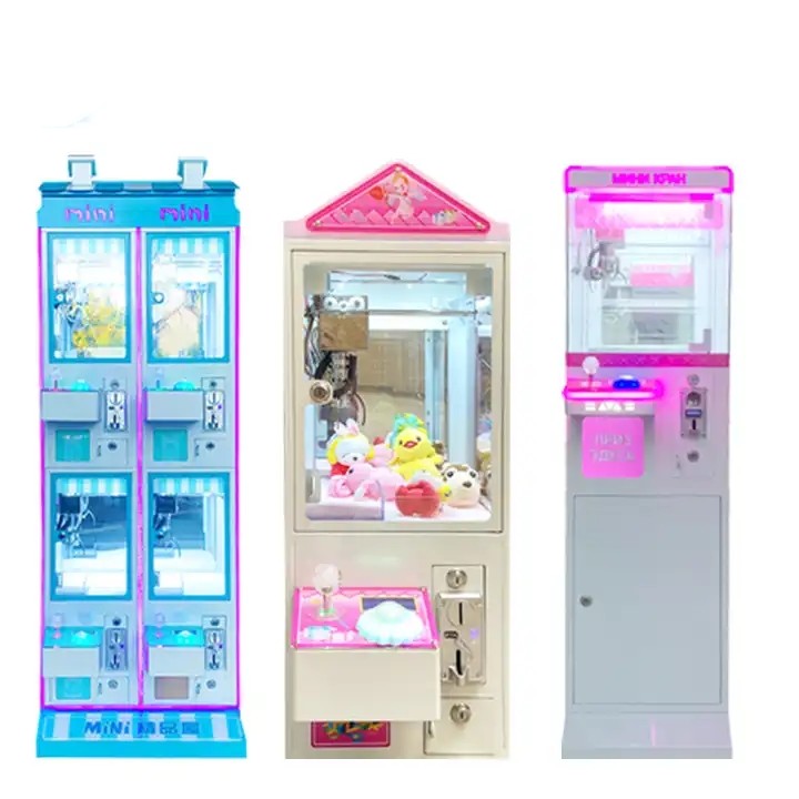 Small Mini Claw Machine Bill Acceptor Included Ideal 110V/220V/230V Voltage Suitable