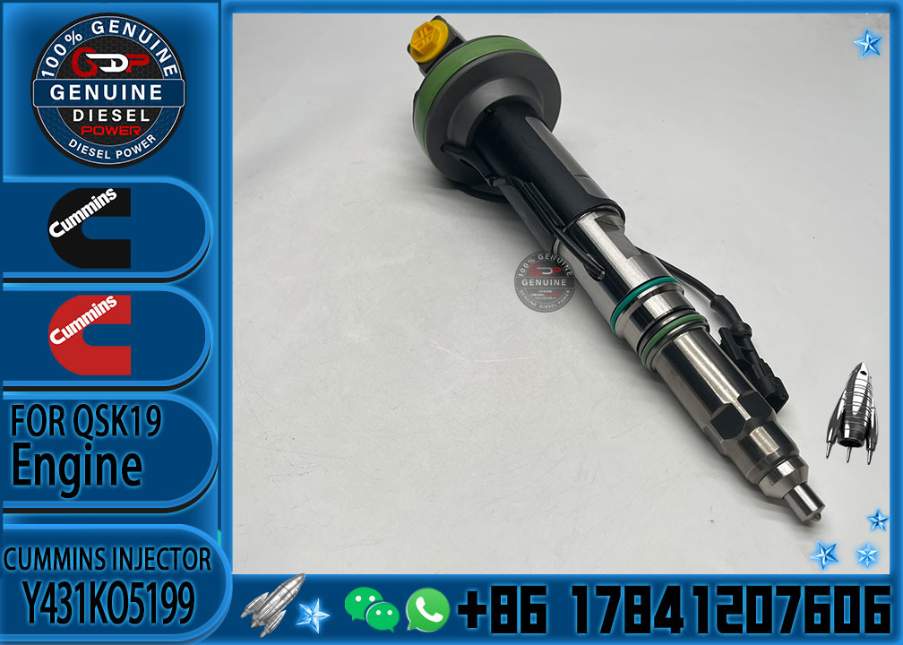 Construction Machinery Parts Fuel Injector For QSK19 Diesel4955526 Y431KO5199 4928104 F0OBLOJ014For CUMMINS Diesel Engine