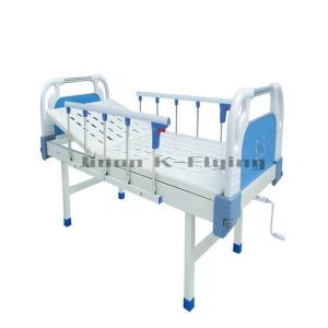 China Single Crank Medical Hospital Bed Clinic Manual Nursing Bed wholesale