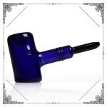 Glass Tankard Sherlock Hand Smoking Pipes 6 Inches with Flowers