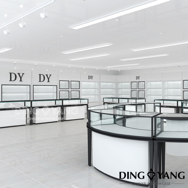 Fully Assembled Custom Made Showroom Display Cases