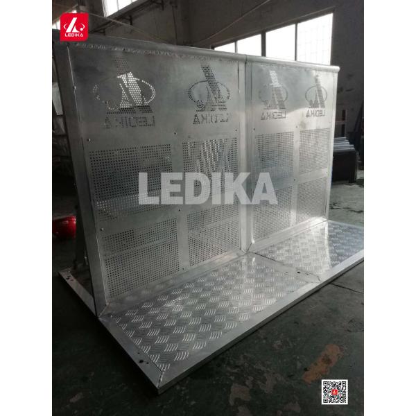 Protable Steel Eent Crowd Control Barrier / Foldable Aluminum Barricade