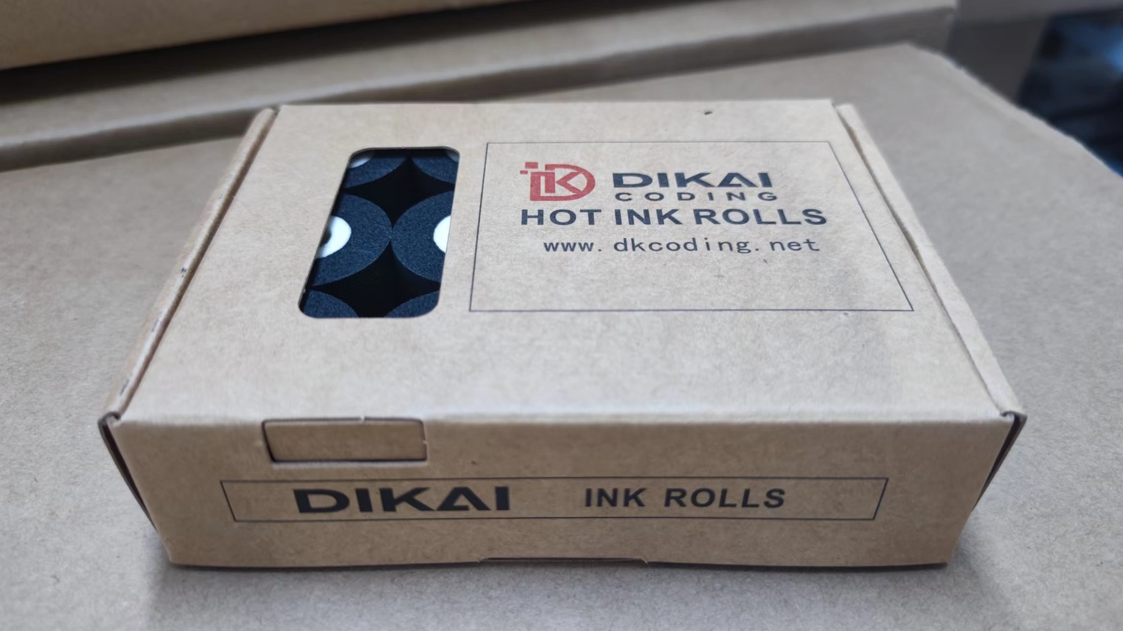 Black Hot Ink Rollers 36x32mm rub resistant For MRP Date Printer