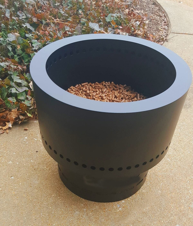 Outdoor Smoke Free Fire Pits Stainless Steel Bonfire Pit Campfire Pit