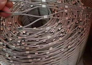 China 316 Rope Net Fence 50*50mm Opening Stainless Steel Cable Mesh wholesale
