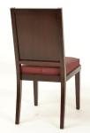 wooden frame fabric/PU dining chair DC-0001
