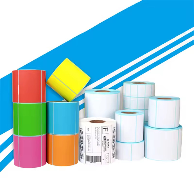 Rectangle Removable Adhesive Colored Labels Waterproof Customized