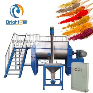 China Masala Spice Powder Machine Seasoning Flour Ribbon Blender Equipment Stable wholesale