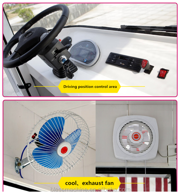 Speed Snack Food Production 2022 CE Approved Semi-Trailer 4 Wheels Food Trucks with Ovens