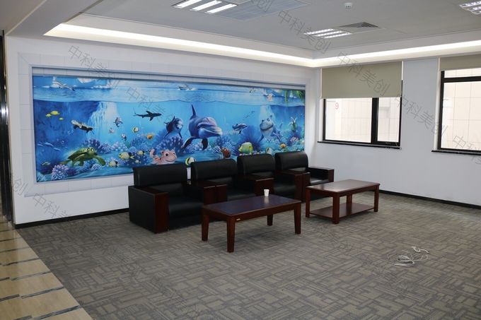 Eco Ink Digital Wall Printer , Vertical Wall Inkjet Printer 2.7m Net Picture Height