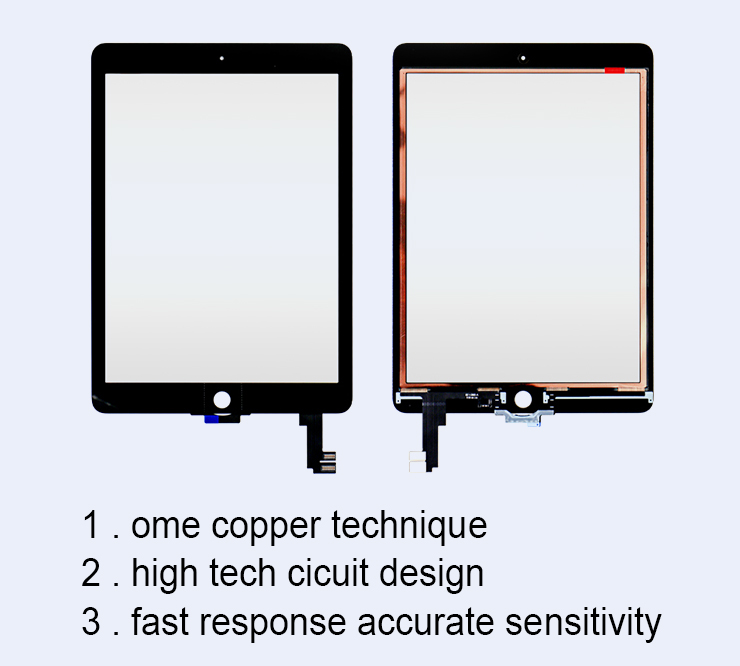 Other Compatible Replacement Digitizer LCD Screen TP Touch Screen Glass Repair Parts Touch With OCA IC for iPad 2/3/4/5/6
