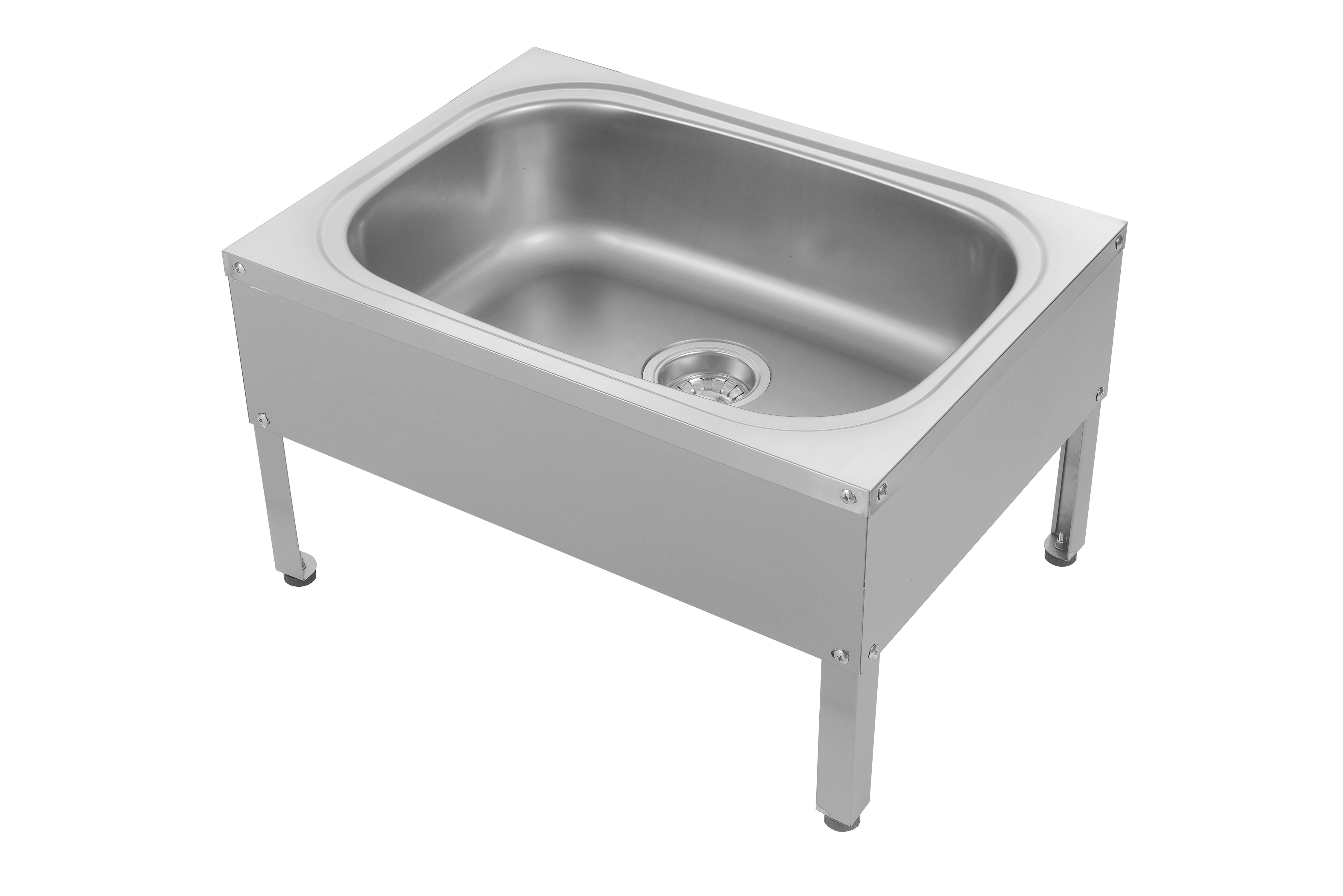600*430mm Outdoor Farm Stainless Steel Sink Stand Electroplating