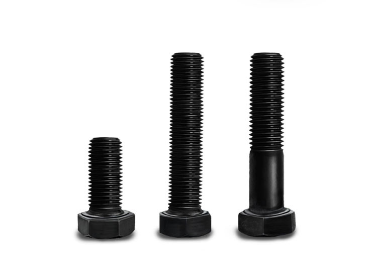 Class 10.9 Steel Black Zinc Plated Hex Bolts Class 10.9 Hex Head Screws DIN931 Hex Screws