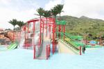 6.5 M Kids Water House / Water Playground Equipment for Swimming Pool in Aqua