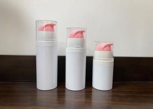 China SGS Plastic 50ml 100ml Cream Airless Cosmetic Bottles wholesale