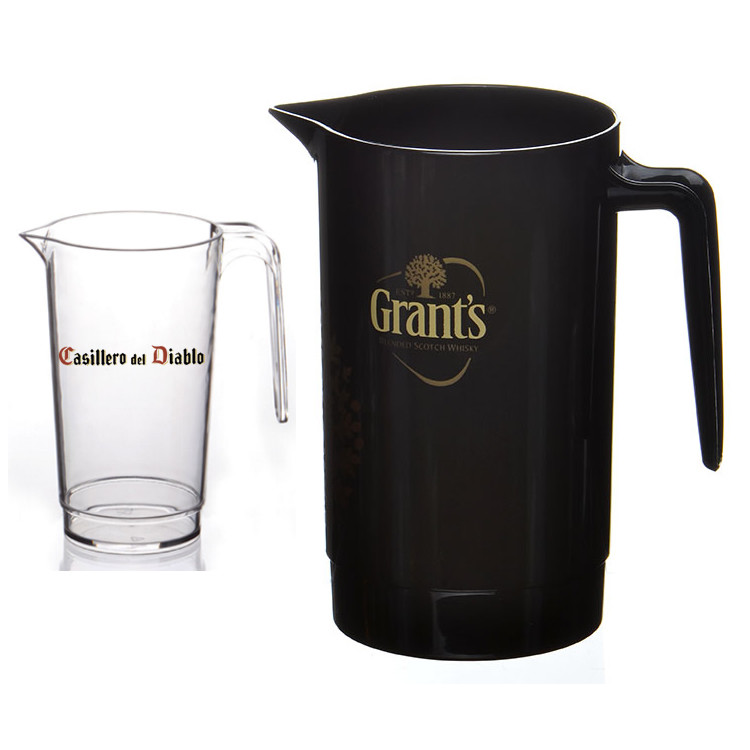 800ml Plastic Beer Pitcher Cold Water Jug Shatterproof Recyclable