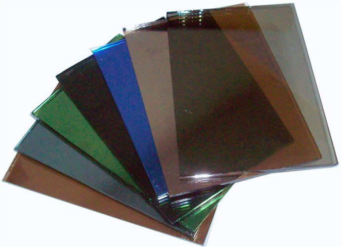6mm Thickness Grey Tinted Glass , Tinted Tempered Glass For Buildings Material