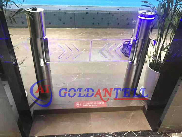 Stainless Steel 304 Facial Recognition Turnstile 30 Persons/min Pass Speed