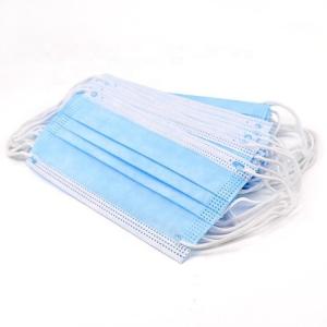 China Fliud Resistant Medical Face Mask , 95% BFE / PFE 3 Ply Non Woven Face Mask wholesale