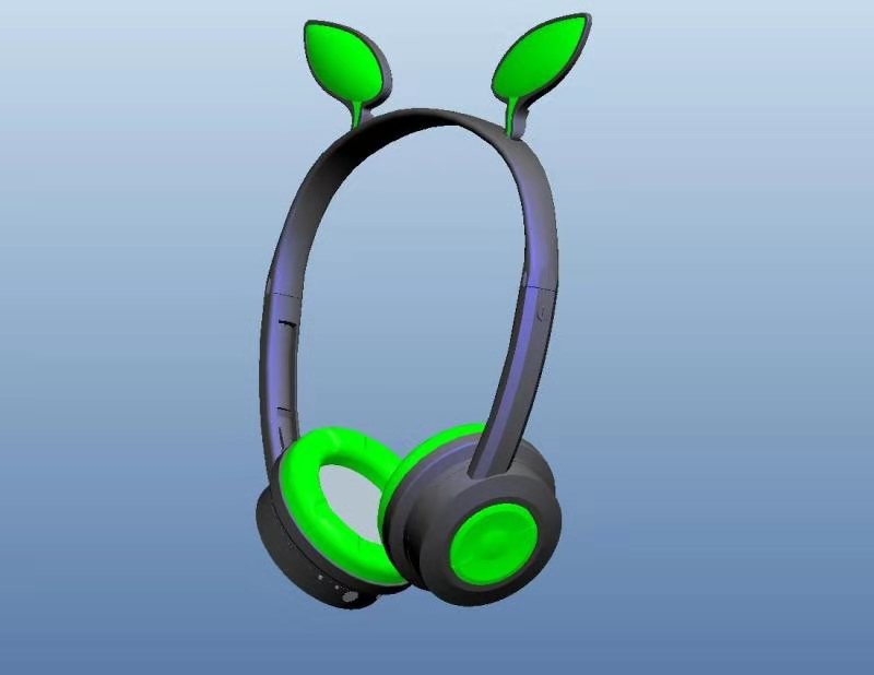 Cat-Ear Design With Led bluetooth Wireless Headphones For Children