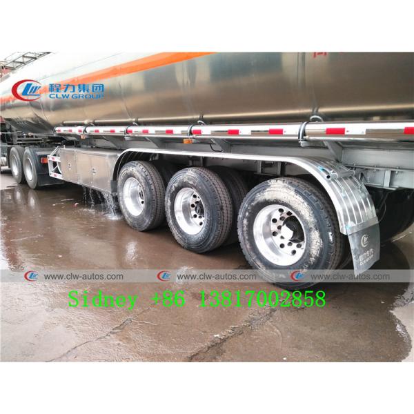 LHD RHD Tri Axle 47cbm Aluminum Alloy Diesel Tank Truck