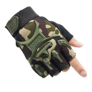 China Half Finger Combat Tactical Gloves Khaki Outdoor Hiking Sport Hunting Training Cycling wholesale