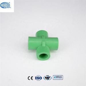 China Ppr Pipe Fitting 4 Path Cross For Water Supply wholesale