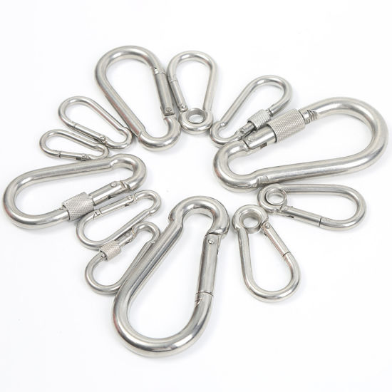 Precision Casting Technology Quick Link Spring Snap Hook With Screw Lock Plain Finish