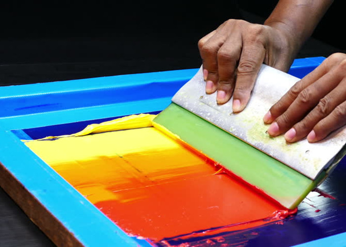 100 T Mesh Screen Printing Fabric Mesh Plaien Weave T Shirt Logo Printing