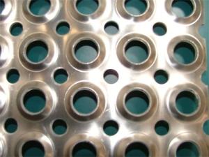 China Indoor Decorative Perforated Metal Mesh , Aluminum / SS Perforated Sheet wholesale