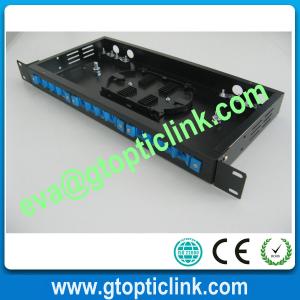 China 12Port SC Fiber Optical Patch Panel 19&quot; wholesale