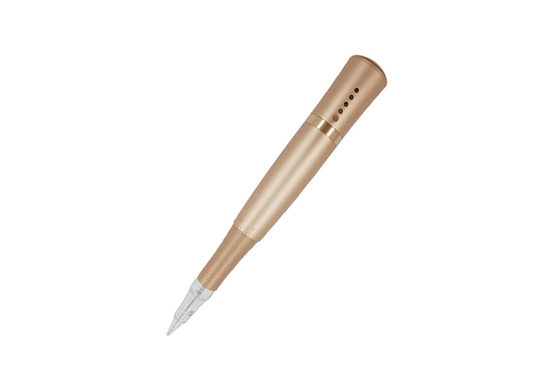 Gold Four Speeds Wireless Permanent Makeup Machine PMU Tattoo Pen