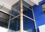 Full Glass Shalfless Pitless Residential Hydraulic MRL Traction Elevator