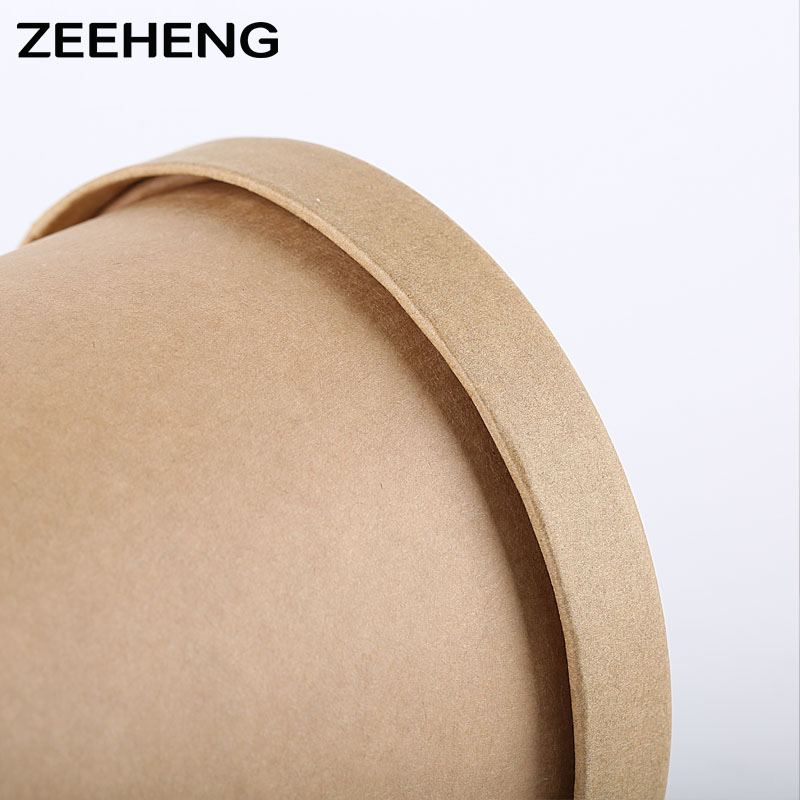 26 Oz Biodegradable Soup Bowl Coated With Pla Eco Friendly Disposable Kraft Paper Bowl
