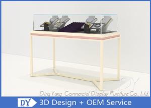China Pre Assemble Wood Glass Jewelry Store Showcases Fixtures For Exhibition wholesale